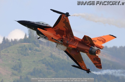 2009-06-27 Zeltweg Airpower 0368 General Dynamics F-16 Fighting Falcon - Dutch Air Force